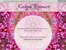 Tablet Screenshot of katyaroemer.com
